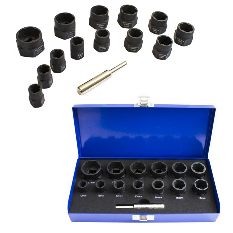 Σετ εξολκείς 14 τεμάχια 10-27mm HAWEK