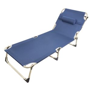 Πτυσσόμενο κρεβάτι - Ξαπλώστρα παραλίας ISMA 193 cm