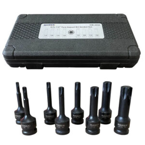 Σετ κρουστικές μύτες  HAWEK 1/2" - torx 8 τεμάχια