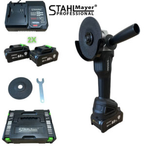 Επαναφορτιζόμενος γωνιακός τροχός StahlMayer 36V 8.0Ah